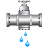 leaking pipe under sink icon